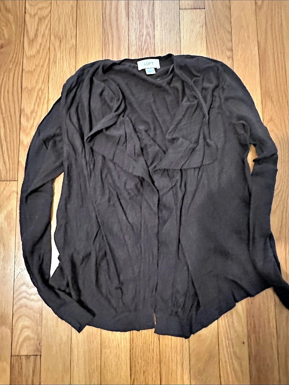LOFT Women'Small Brown Lightweight Cardigan Size Small